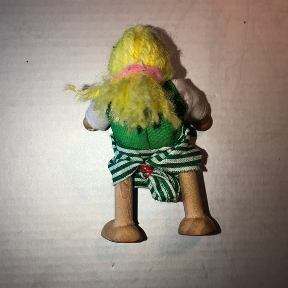 SOLD cross-listed elsewhere Melissa And Doug Little Wooden Dolly from a set. - Picture 2 of 7